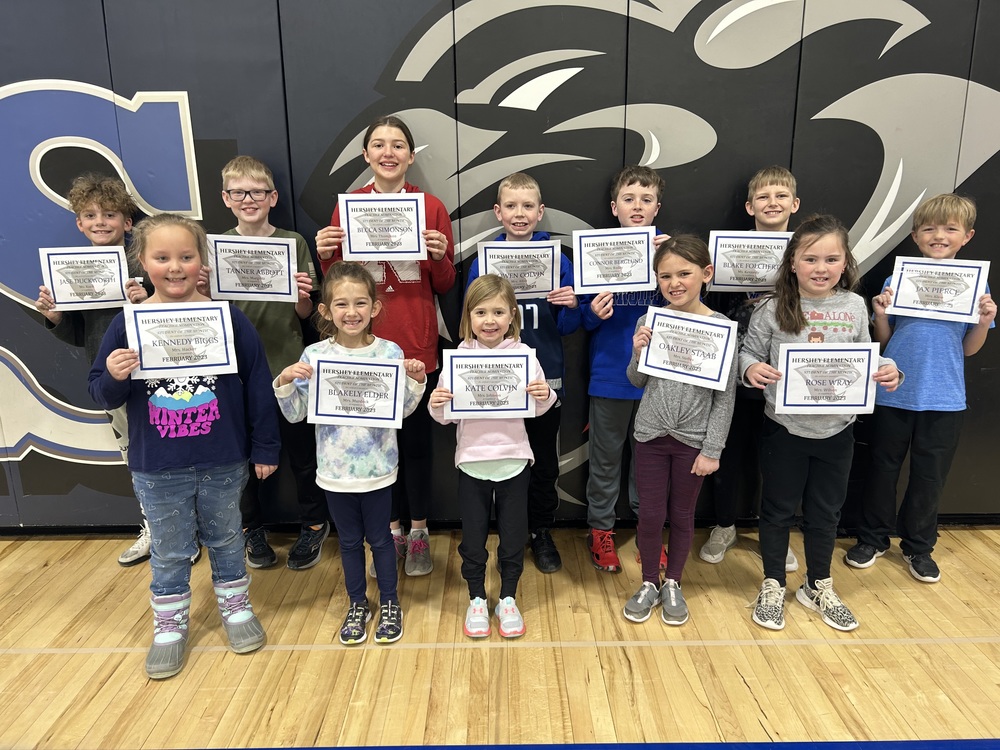 HPSEF February Student of the Month: Classroom Nominees | Hershey ...