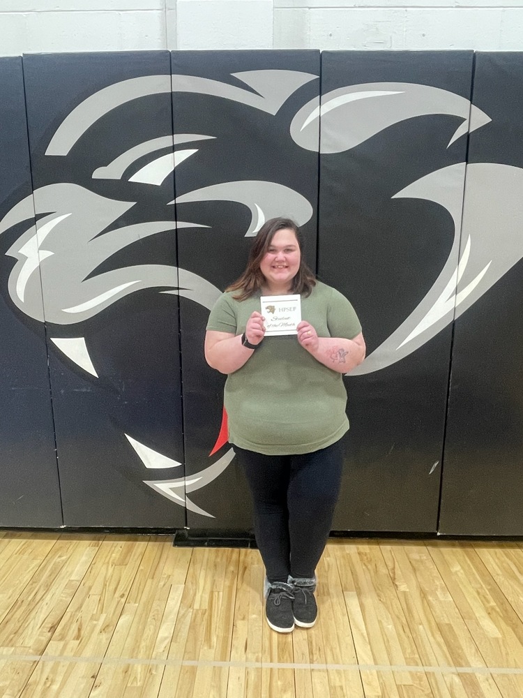 Paige Osden-Davis-Hershey Foundation February Student of the Month