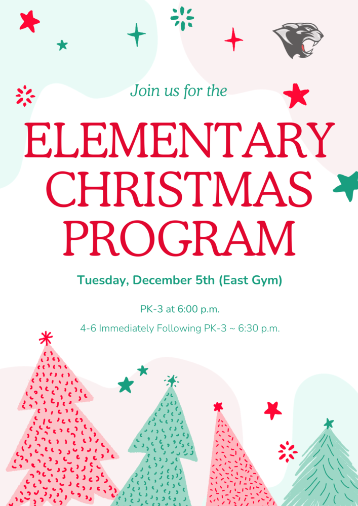 Elementary Christmas Program PK6 Hershey Public Schools