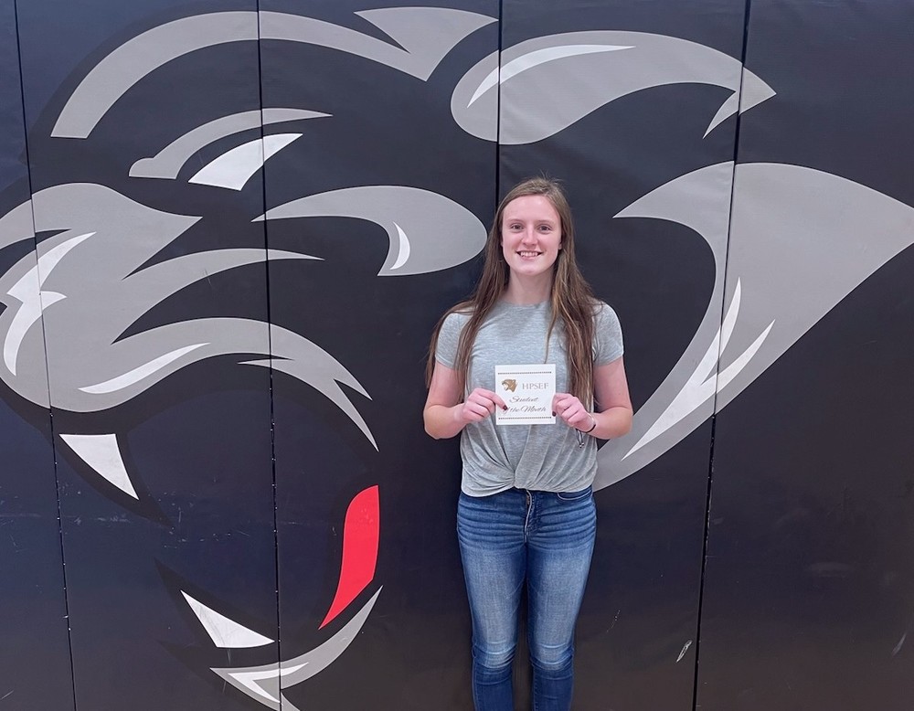 Eryka AndersonHershey Foundation May Student of the Month Hershey Public Schools