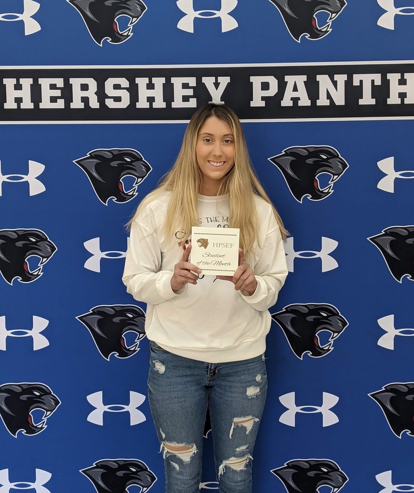 Shayla McConnell- Hershey Foundation January Student of the Month