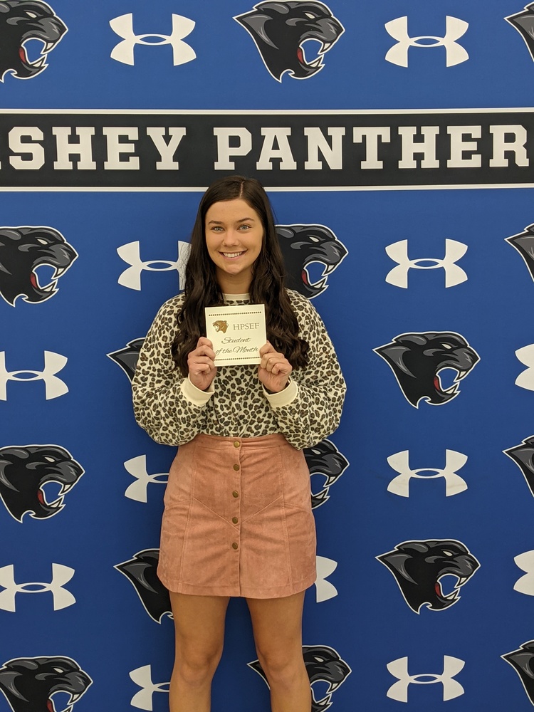 Kate Vaughn- Hershey Foundation September Student of the Month