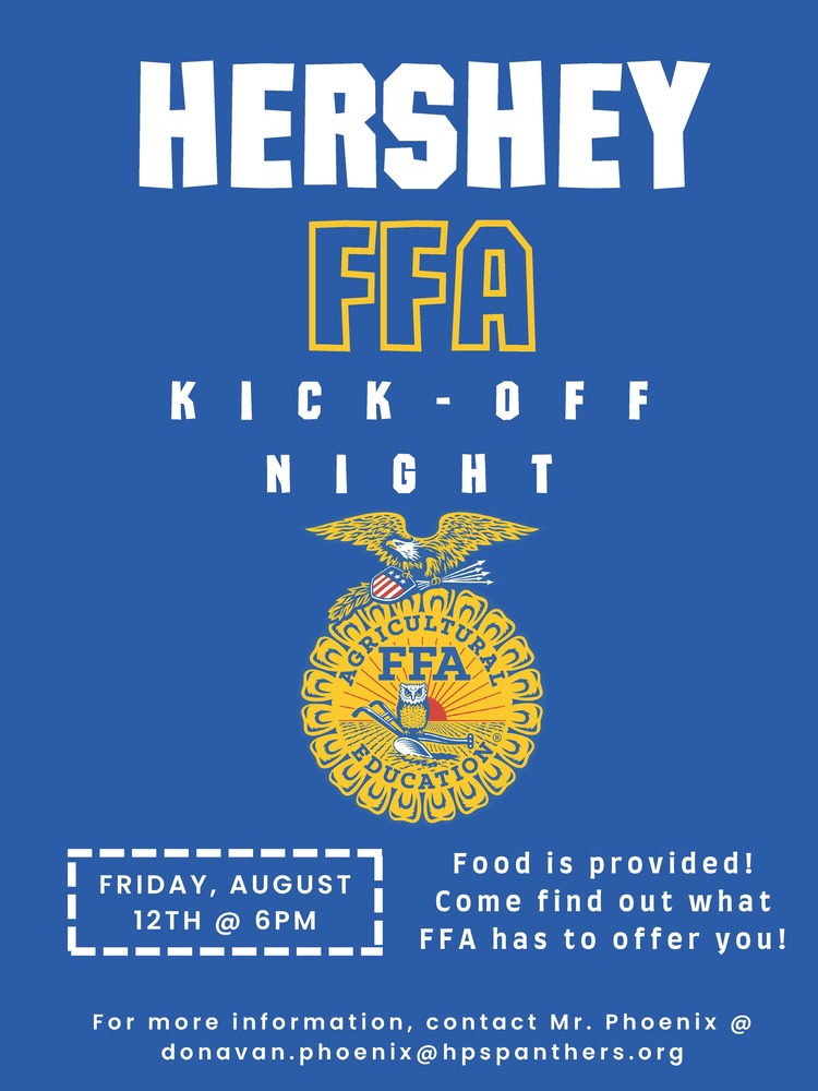 HERSHEY FFA Kick-off Night
