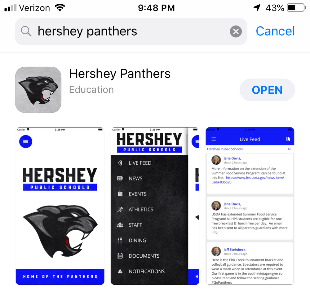 Hershey Public Schools has a new app