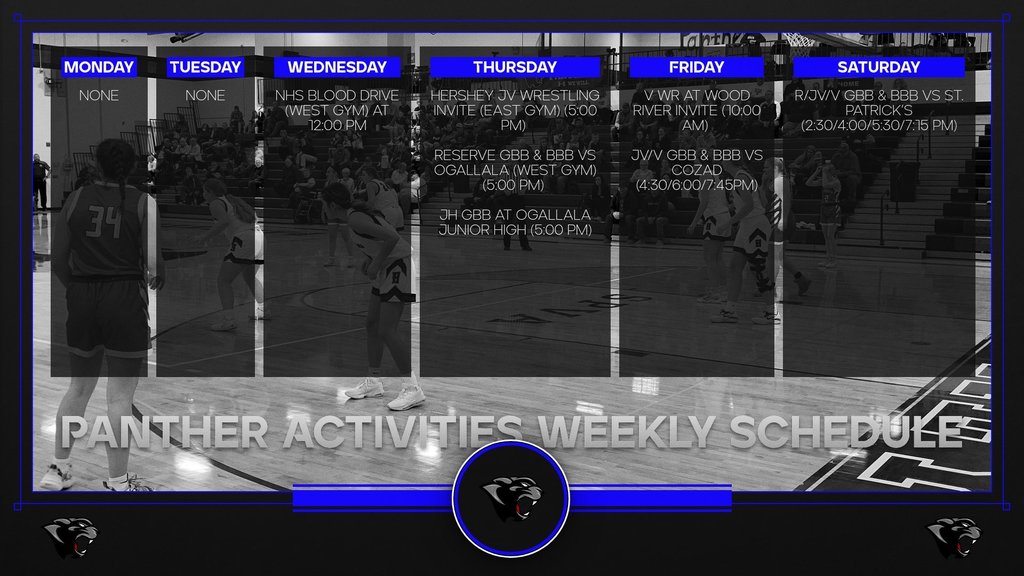 HS/JH Activities Schedule